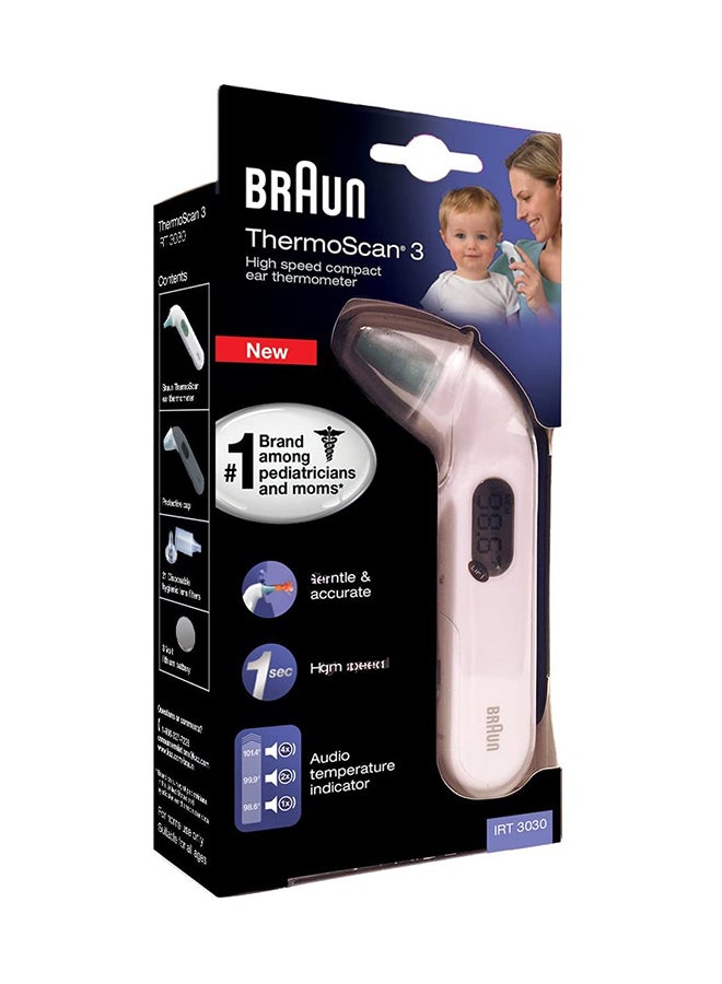 Thermoscan 3 Digital Thermometer With Ultra Sensitive Sensor, IRT3030EE