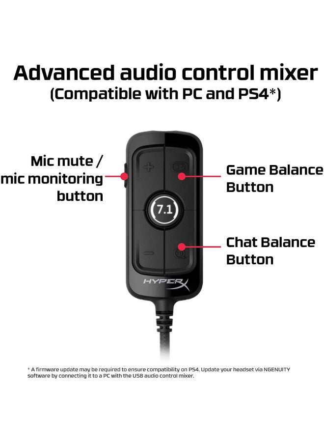 Renewed – Cloud Alpha S Wired Over-Ear Gaming Headphones With Mic For PS4/PS5/XOne/XSeries/NSwitch/PC