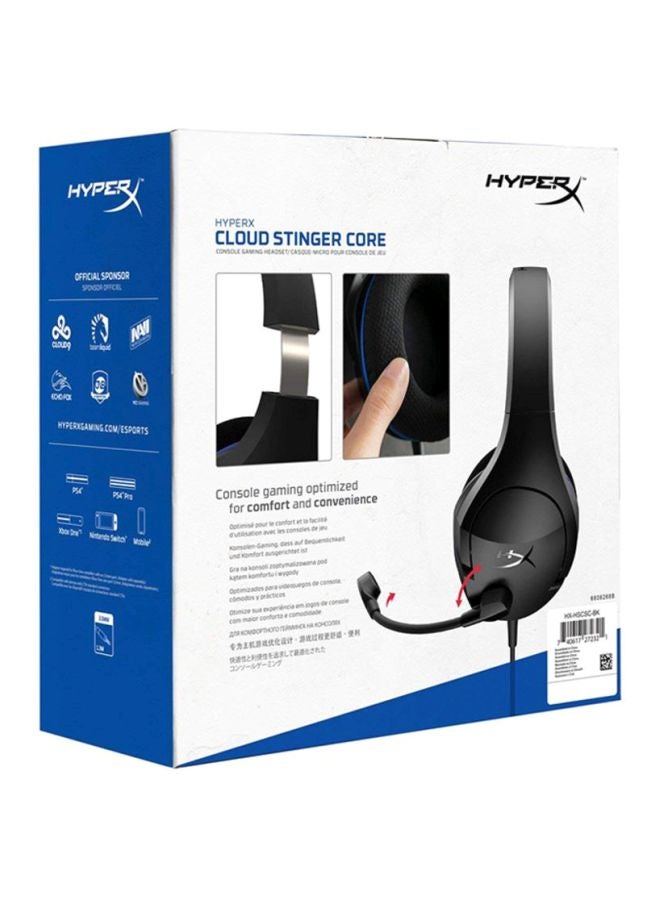 Renewed - Cloud Stinger Core Wired Gaming Headset With Mic For PS4/PS5/XOne/XSeries/NSwitch/PC