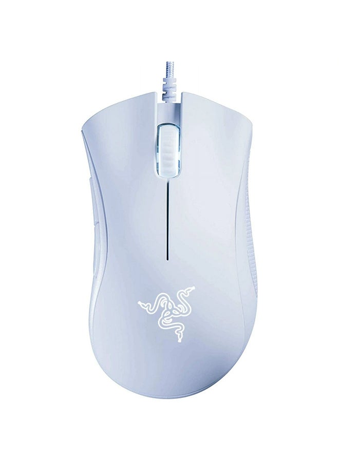 DeathAdder Essential Gaming Mouse with 6,400 DPI Optical Sensor - Mercury White