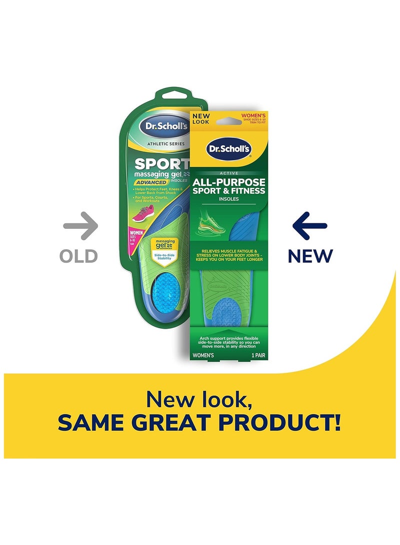 Sport & Fitness All Purpose Comfort Insoles Women's