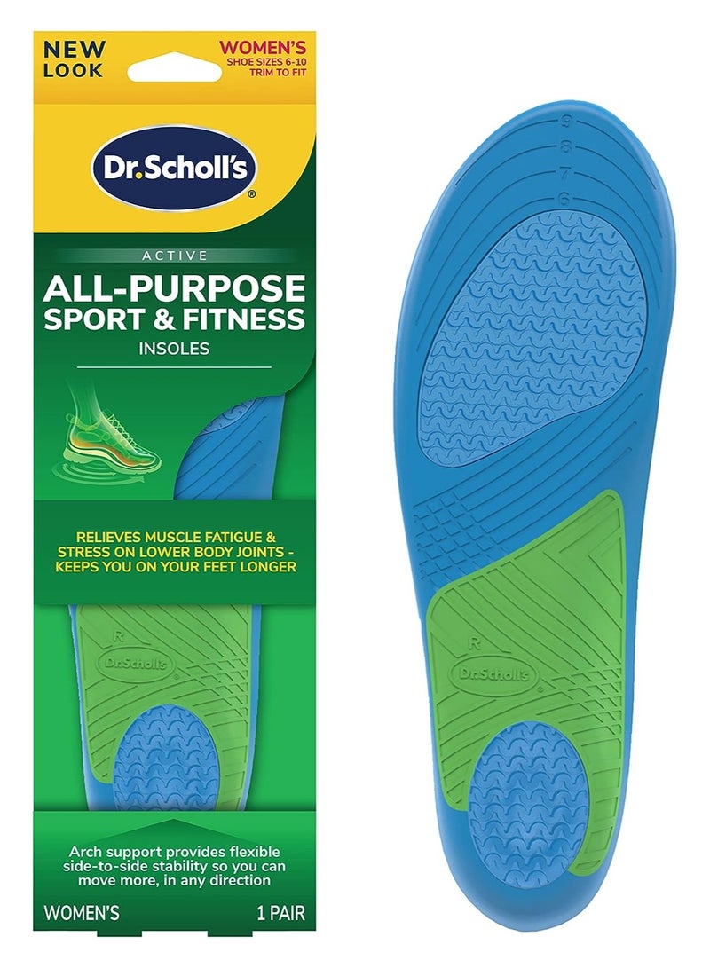 Sport & Fitness All Purpose Comfort Insoles Women's