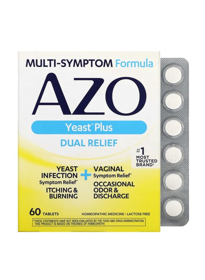 Azo, Yeast Plus, 60 tablets