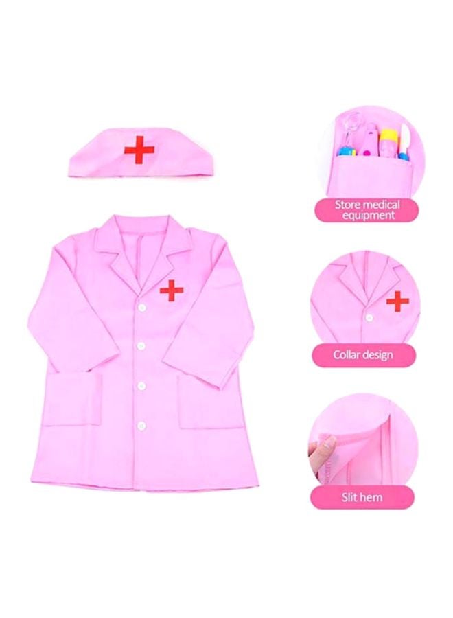 Doctor Pretend Playset With Doctor Uniform 10x10x3cm