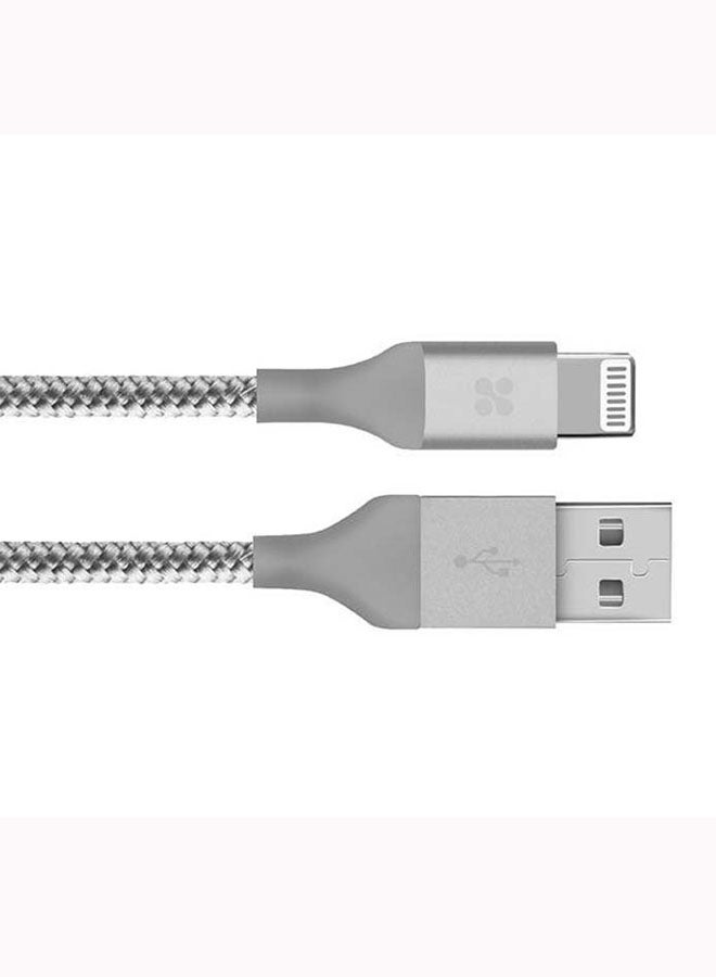LinkMate-LTF Data Sync Charging Cable Silver