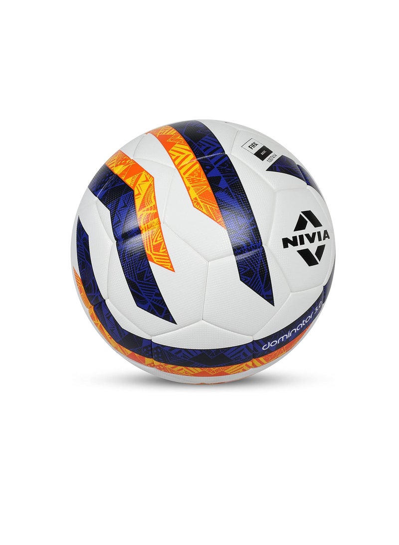 Fifa Basic Dominator 3.0 Football ( Size 5) | Machine Stitched | 32 Panel | Thermobonded | Soccer Ball | Butyl Bladder Core