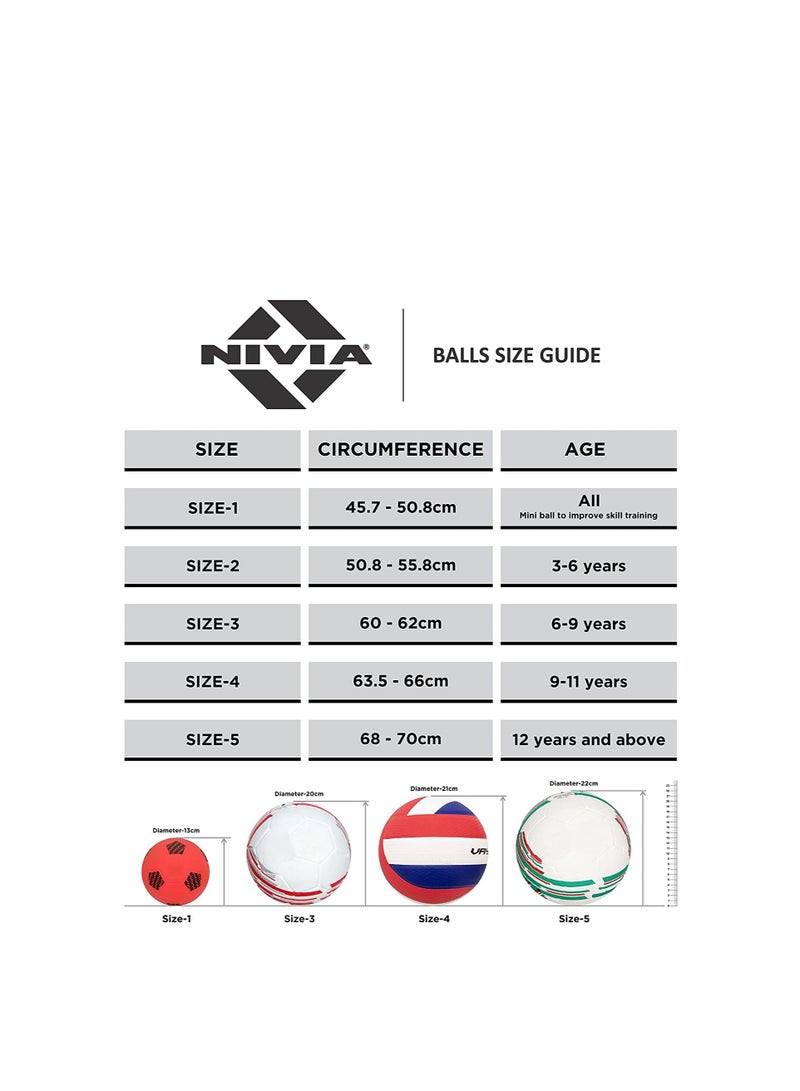 Fifa Basic Dominator 3.0 Football ( Size 5) | Machine Stitched | 32 Panel | Thermobonded | Soccer Ball | Butyl Bladder Core