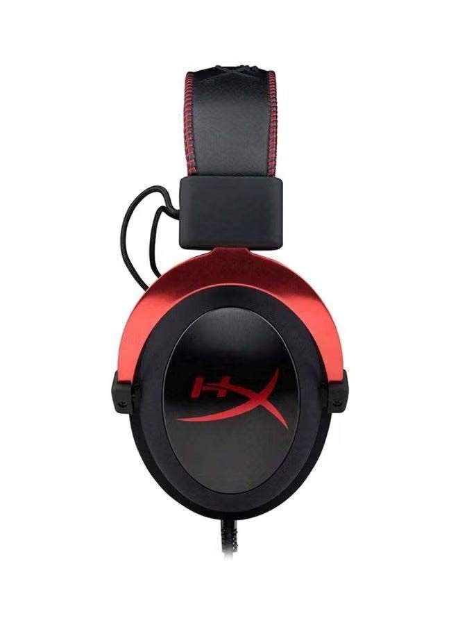 Cloud II Brand New Wired Over Ear Gaming Headphones For PS4 PS5 XOne XSeries NSwitch PC Red