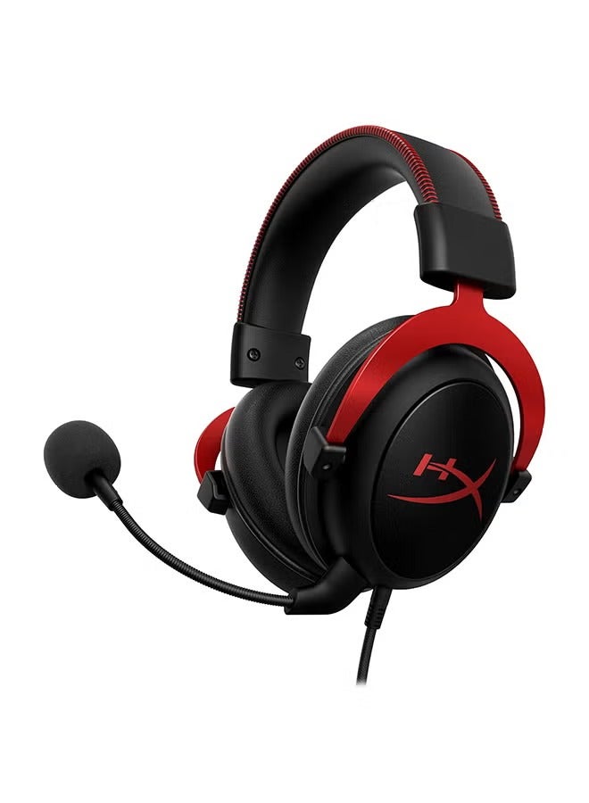 Cloud II Brand New Wired Over Ear Gaming Headphones For PS4 PS5 XOne XSeries NSwitch PC Red