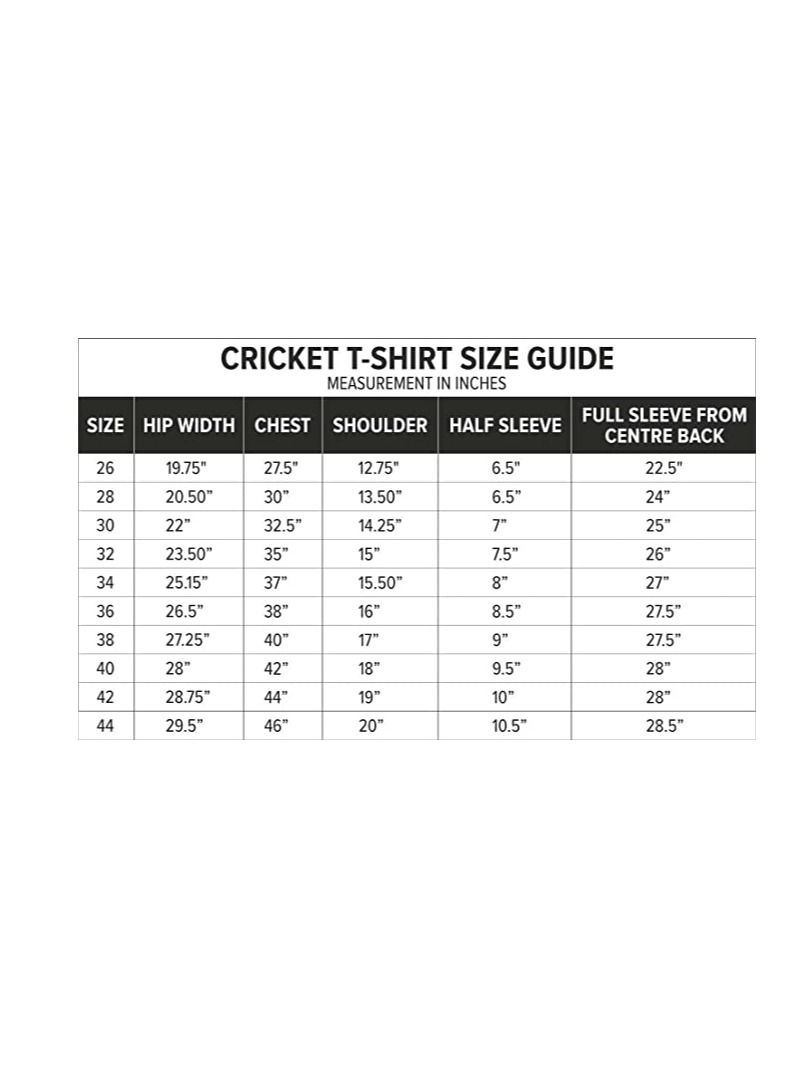 Atmos Full Sleeve Polyester Cricket T-Shirt for Men | Size: Medium | Material: Polyester | Regular Fit