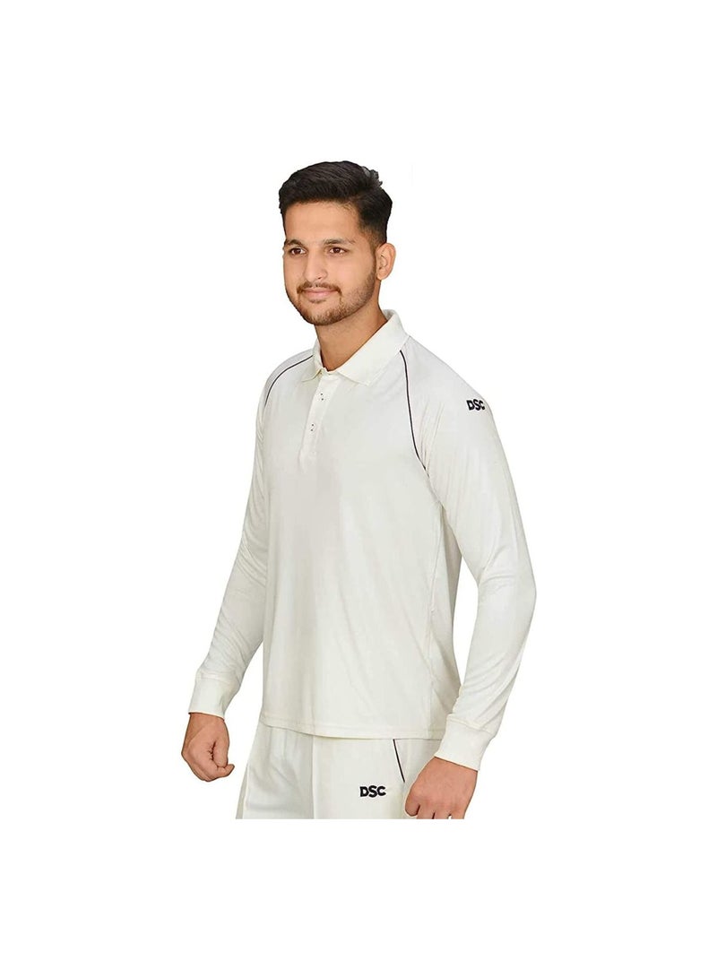 Atmos Full Sleeve Polyester Cricket T-Shirt for Men | Size: Medium | Material: Polyester | Regular Fit