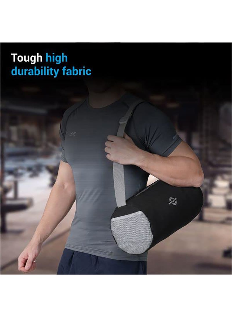 Basic Duffle Sports & Travel Bag | Size: Medium | for Men & Women | Shoulder Bag | Carry Gym Accessories | Gym & Fitness Bag | Sports Kit