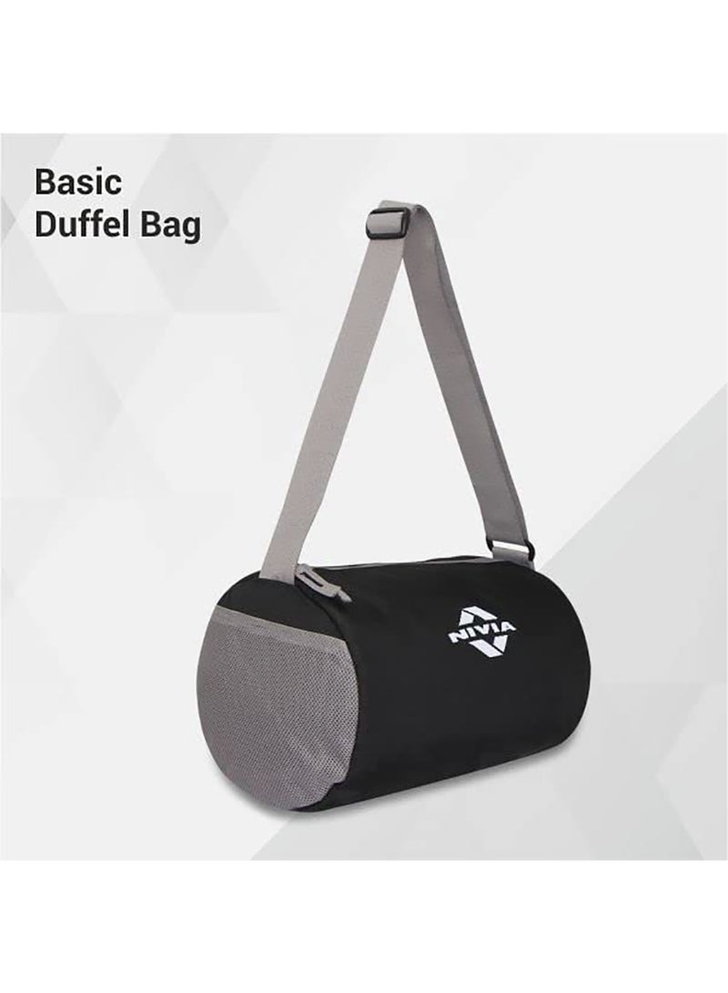 Basic Duffle Sports & Travel Bag | Size: Medium | for Men & Women | Shoulder Bag | Carry Gym Accessories | Gym & Fitness Bag | Sports Kit