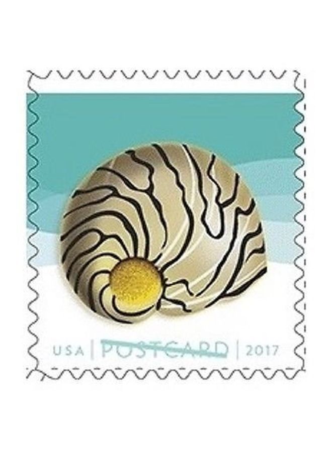 Seashells Postcard Stamp Roll