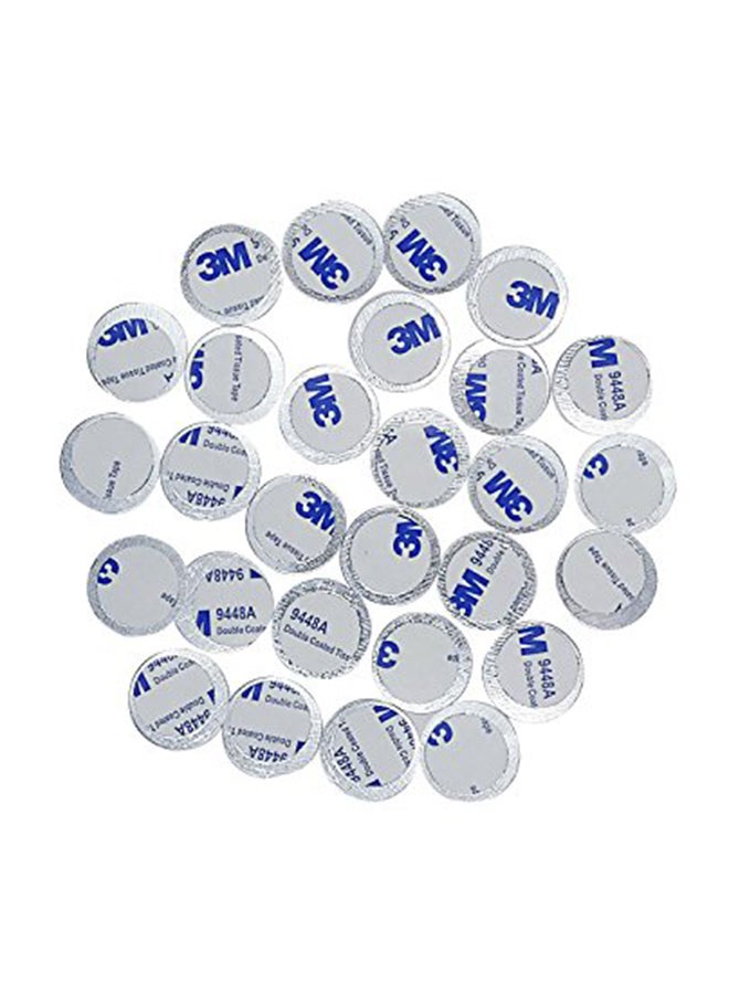 56-Piece Metal Stickers For Magnetic Palette Multicolour