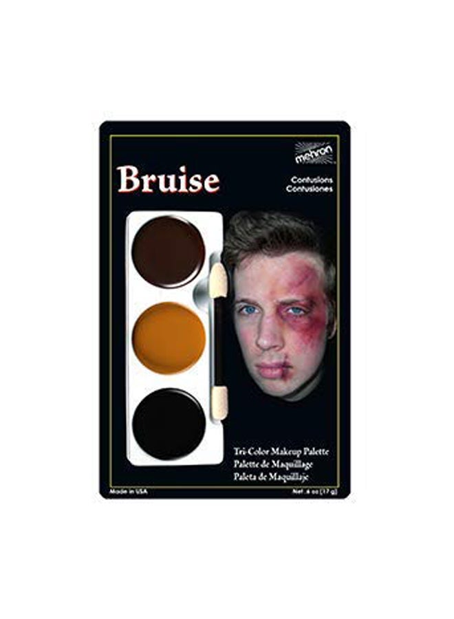 Tri-Colour Character Makeup Palette Bruise