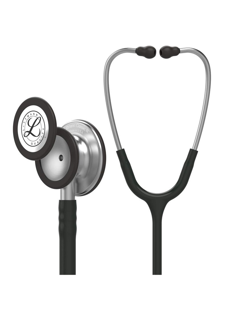 3M Littmann 5620 Classic III Monitoring Stethoscope, 27 inch Size, Black