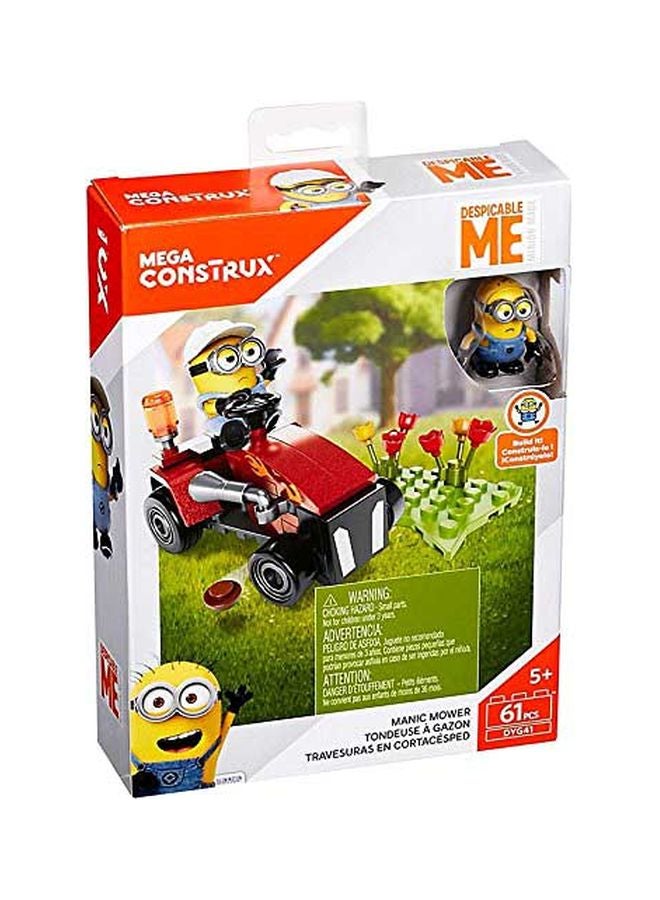 DYG41 61-Piece Despicable Me Manic Mower Building Set DYG41 8+ Years
