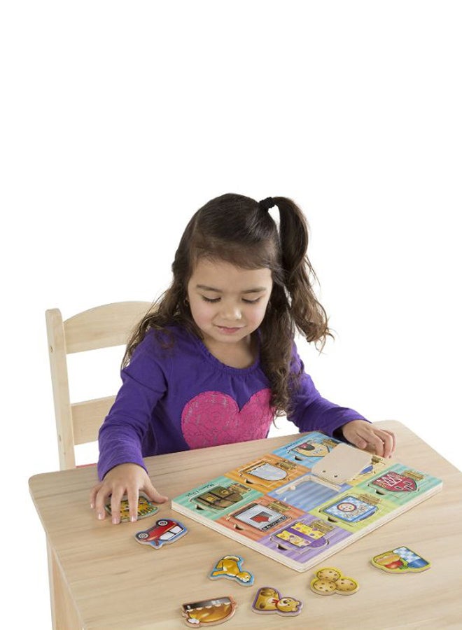 Hide And Seek Activity Board With Magnets