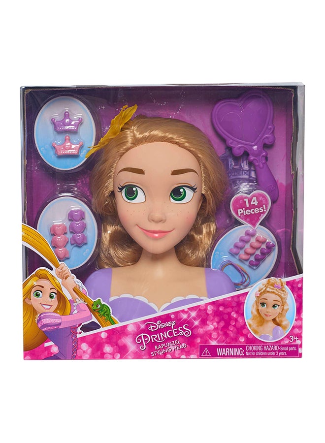 14-Piece Rapunzel Styling Head Doll