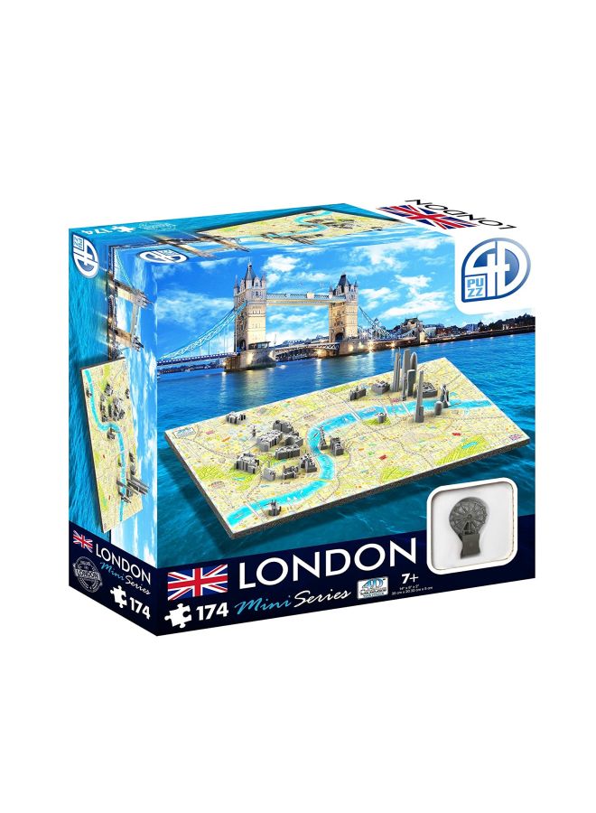 174-Piece London Themed Mini 3D Puzzle Set 70002