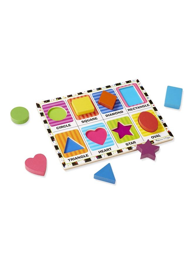 Shapes Chunky Puzzle 9x1x12inch