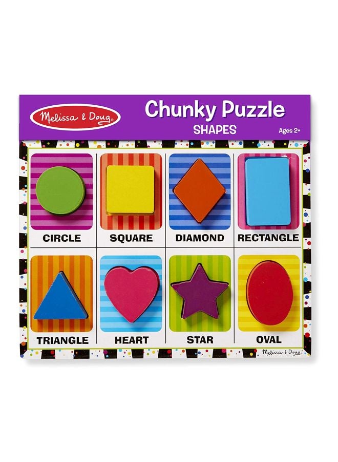 Shapes Chunky Puzzle 9x1x12inch