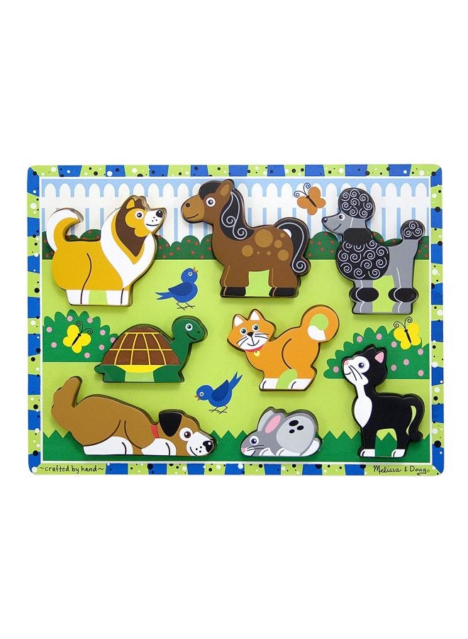 Pets Wooden Chunky Puzzle 30x26.9x1.3cm