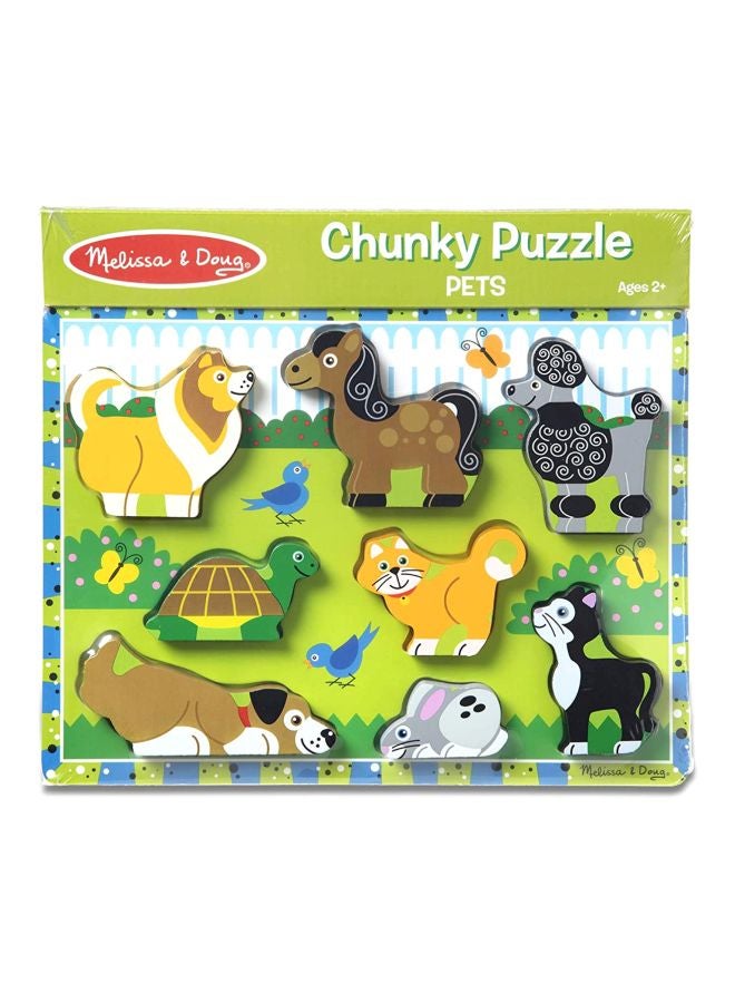 Pets Wooden Chunky Puzzle 30x26.9x1.3cm