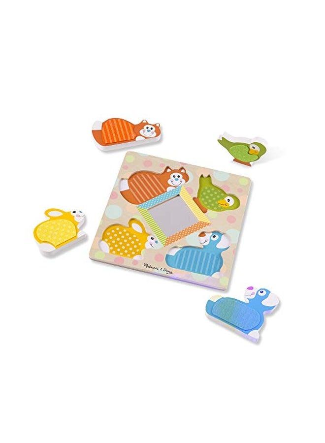 4-Piece Wooden First Play Touch and Feel Puzzle 1898