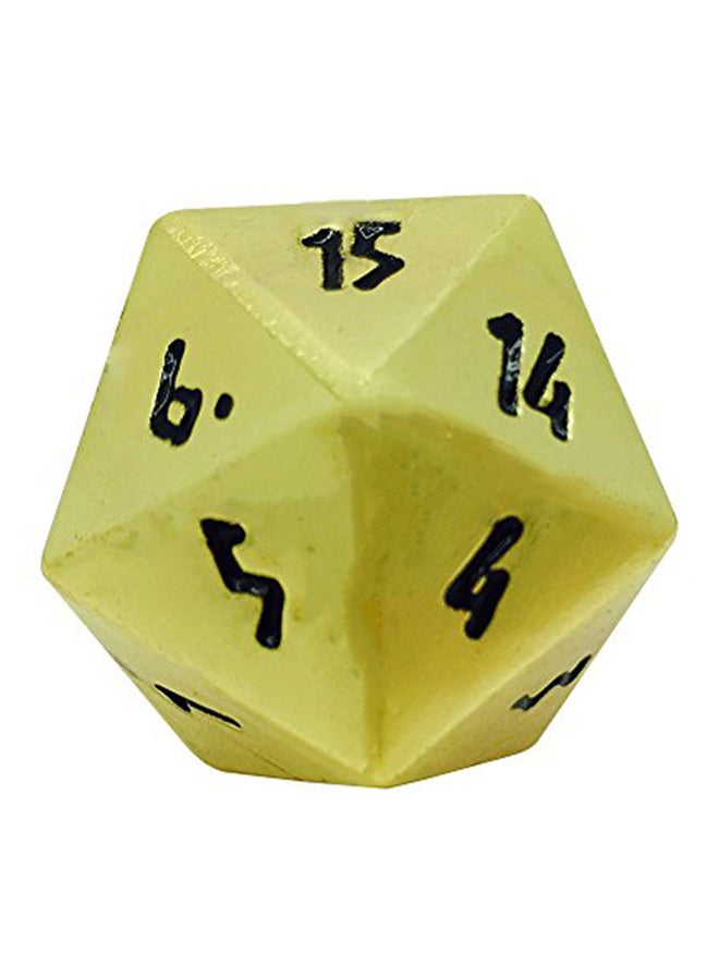 Dead Mans Gold Countdown 25mm Full Metal D20 Dice Life Counter