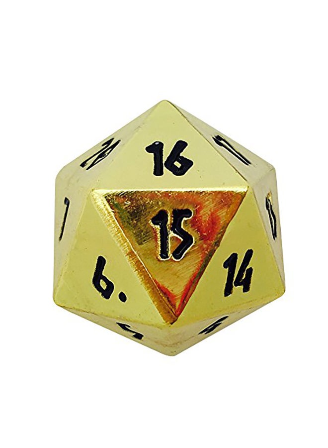 Dead Mans Gold Countdown 25mm Full Metal D20 Dice Life Counter