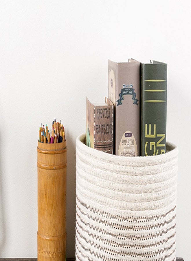 Round Laundry Storage Bin Basket