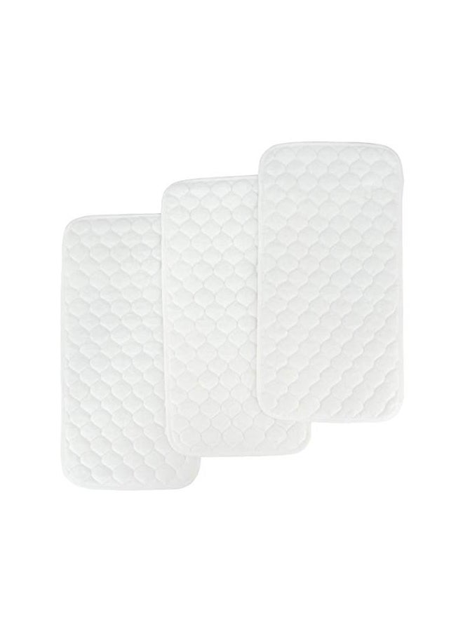 3-Piece Bamboo Quilted Changing Pad Set