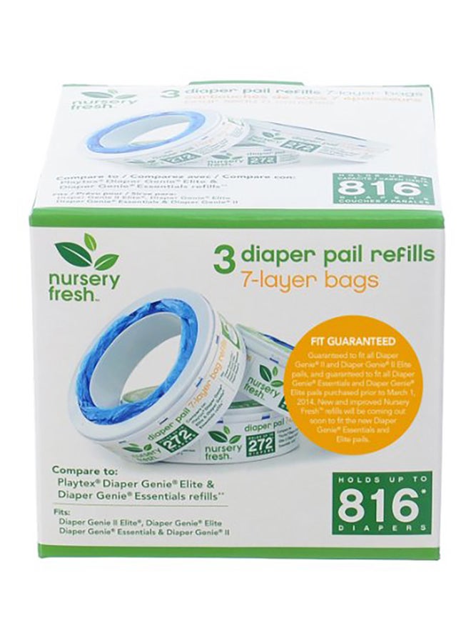 3-Piece Refill For Diaper Genie