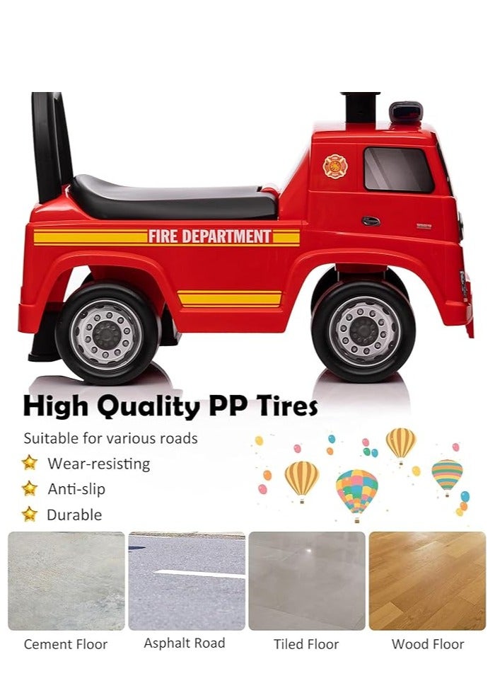 Mercedes Benz Actros Kids Rideon Push Car - Red