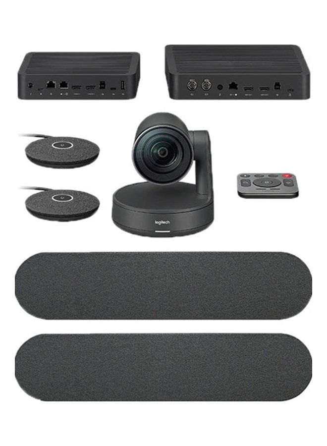 Rally Plus Premium Ultra-HD Conference Cam System With Automatic Camera Control Black