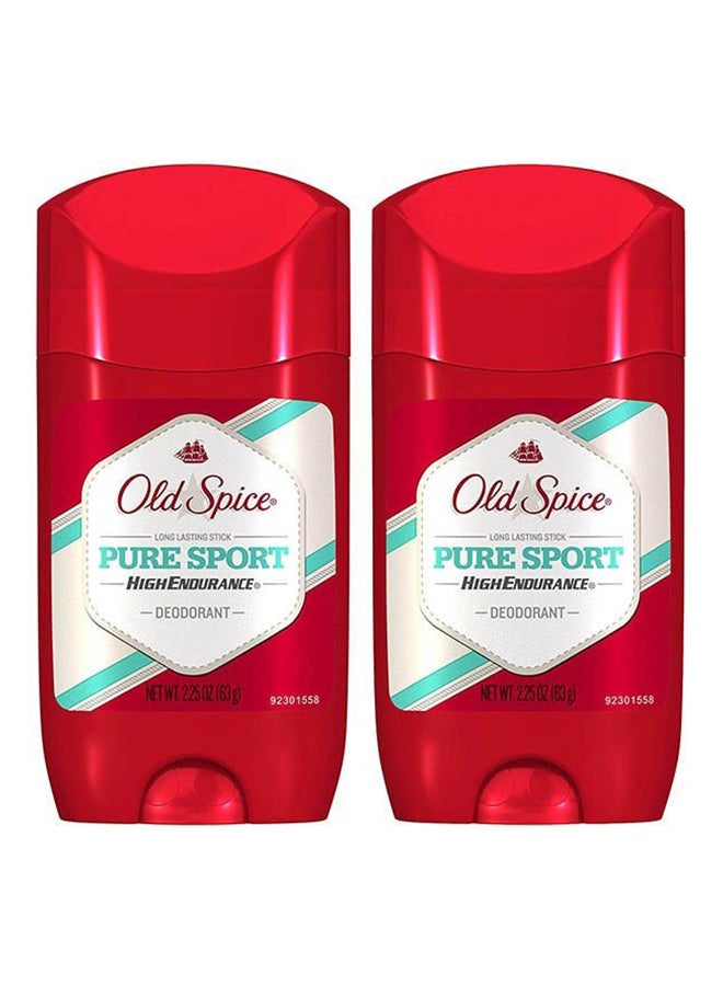 Pack Of 2 Pure Sport Solid Deodorant