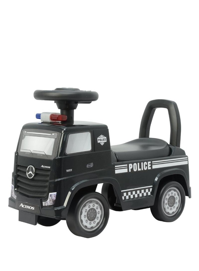 Mercedes Benz Actros Kids Rideon Push Car -Black