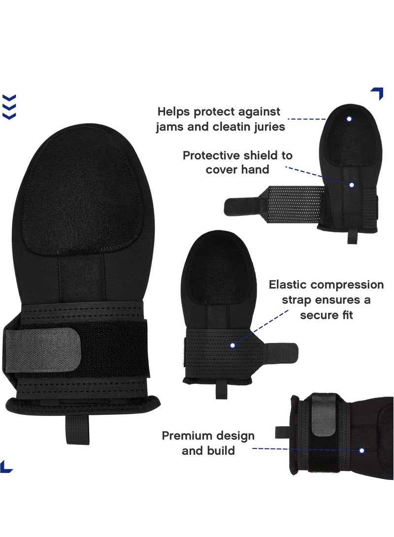 Baseball Sliding Mitt Sliding Mitt Hand Protection Sliding Mitt for Baseball and Softball for Youth Adult Protection Baseball Hand Guard Elastic Compression Strap