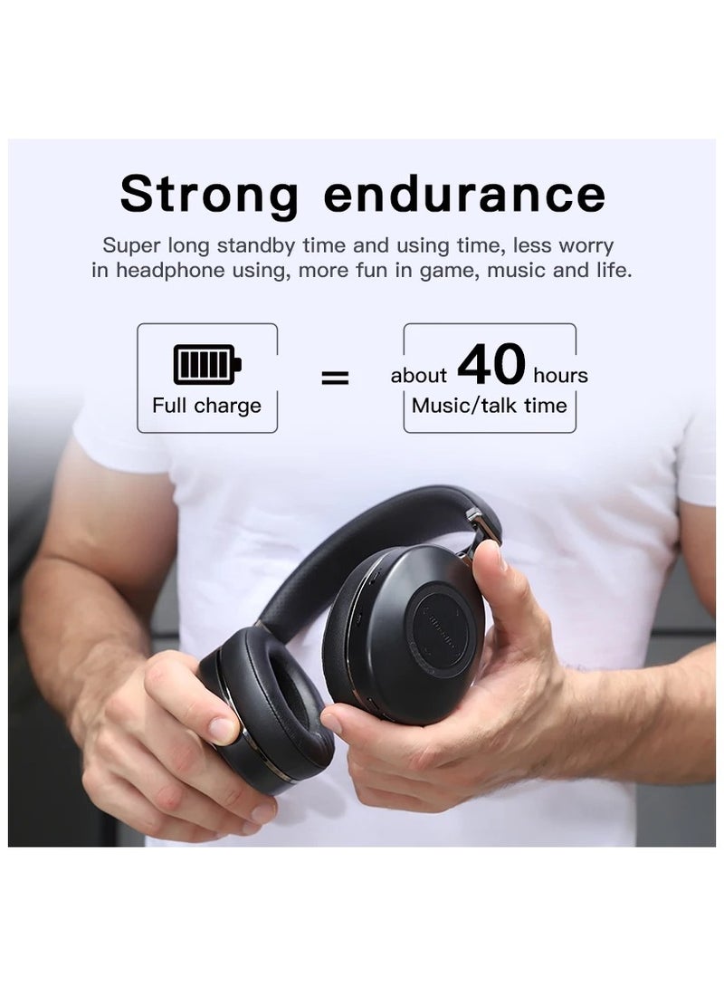 Wireless Bluetooth Headphones Hifi Step Counting Anc Office Headset Bluetooth-compatible 5.0 Wireless Headset