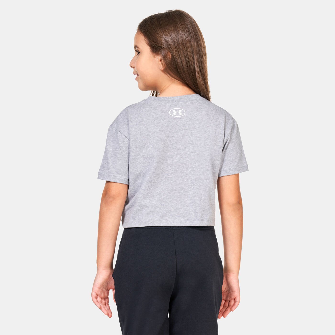 Kids' Sportstyle Logo Training Crop Top (Older Kids)