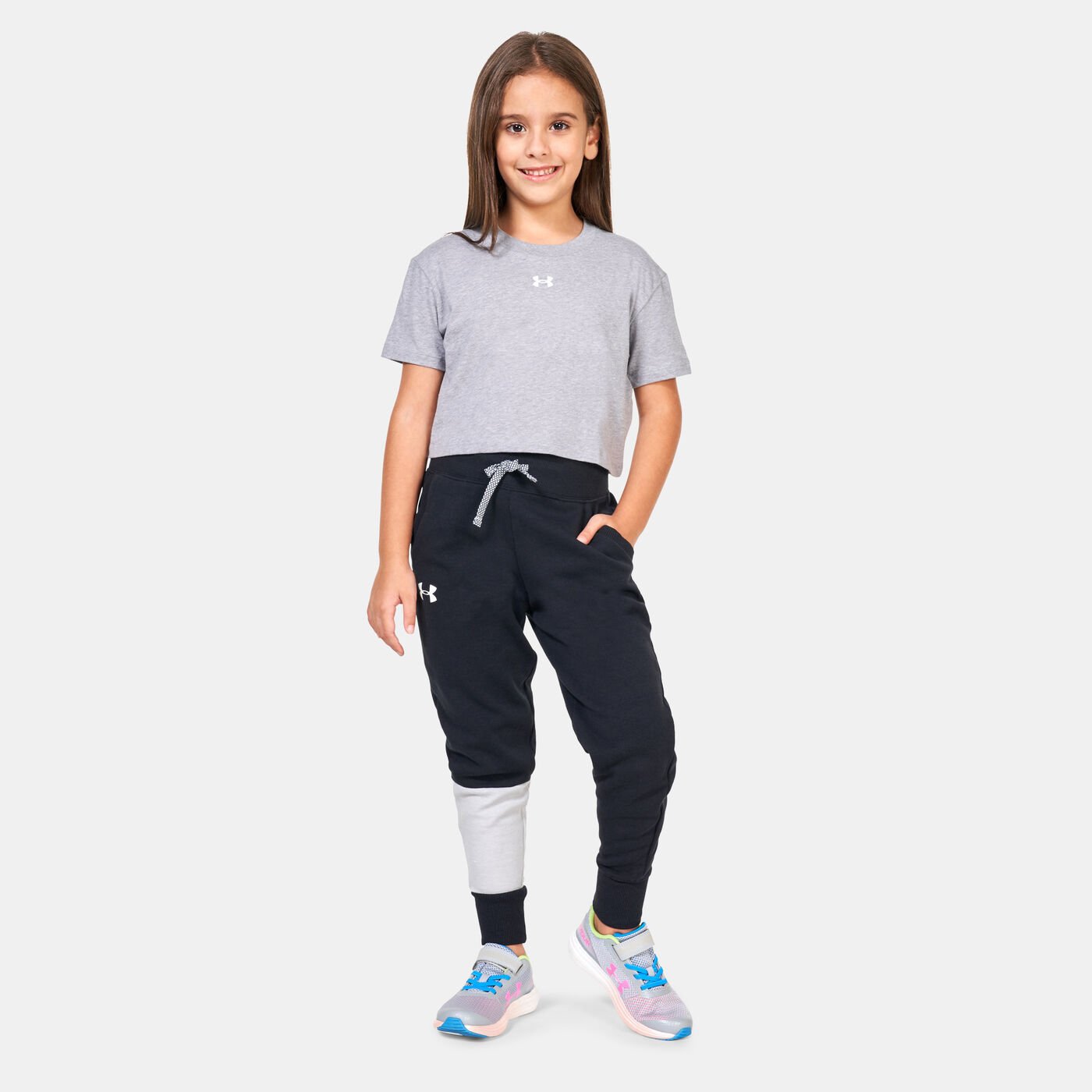 Kids' Sportstyle Logo Training Crop Top (Older Kids)