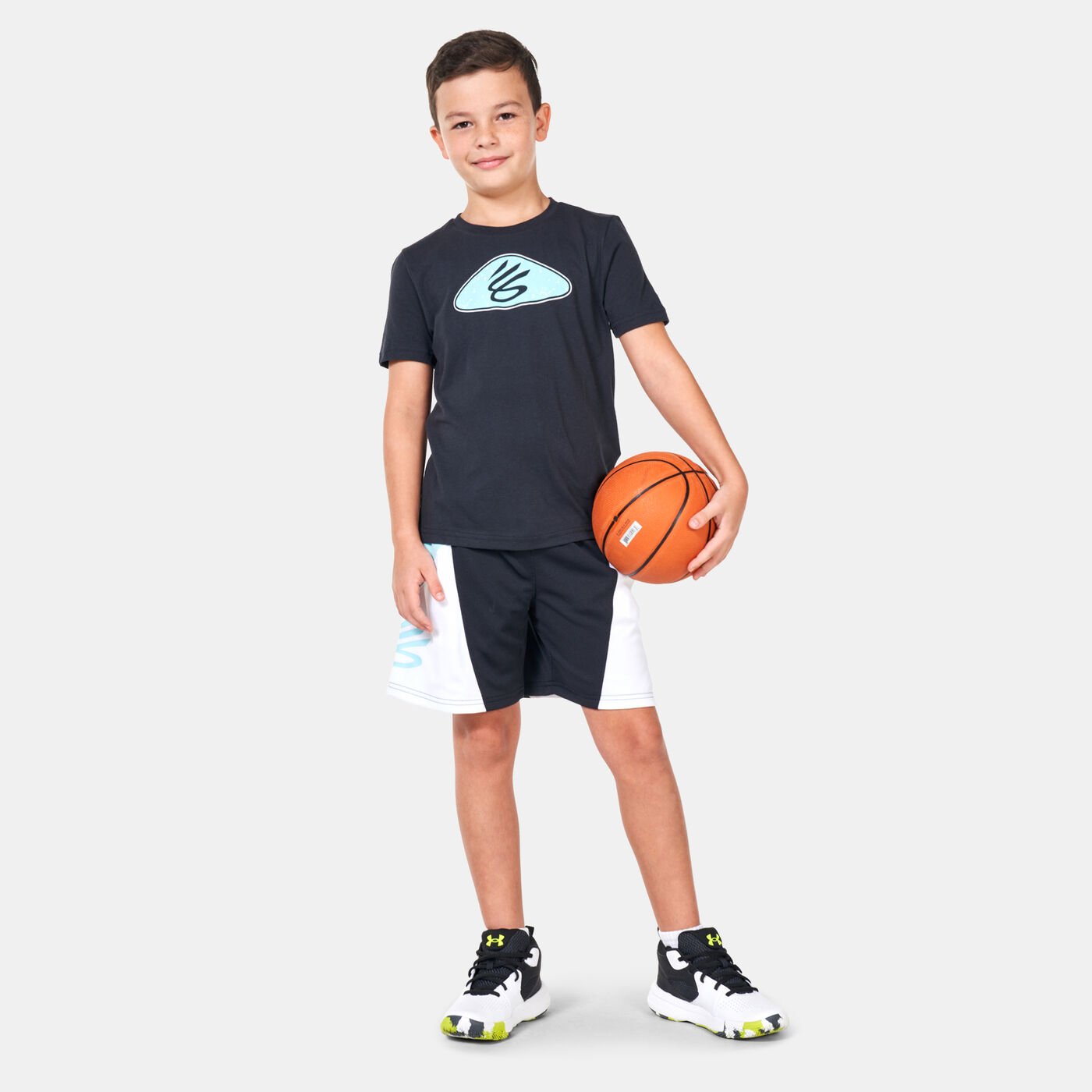 Kids' Curry Logo T-Shirt (Older Kids)