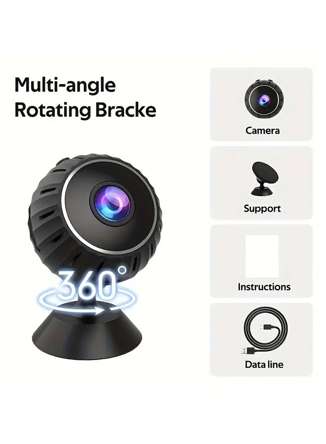 Wifi Camera Night Vision Webcam, Video Recorder Motion Detection Monitor, Home Security Surveillance