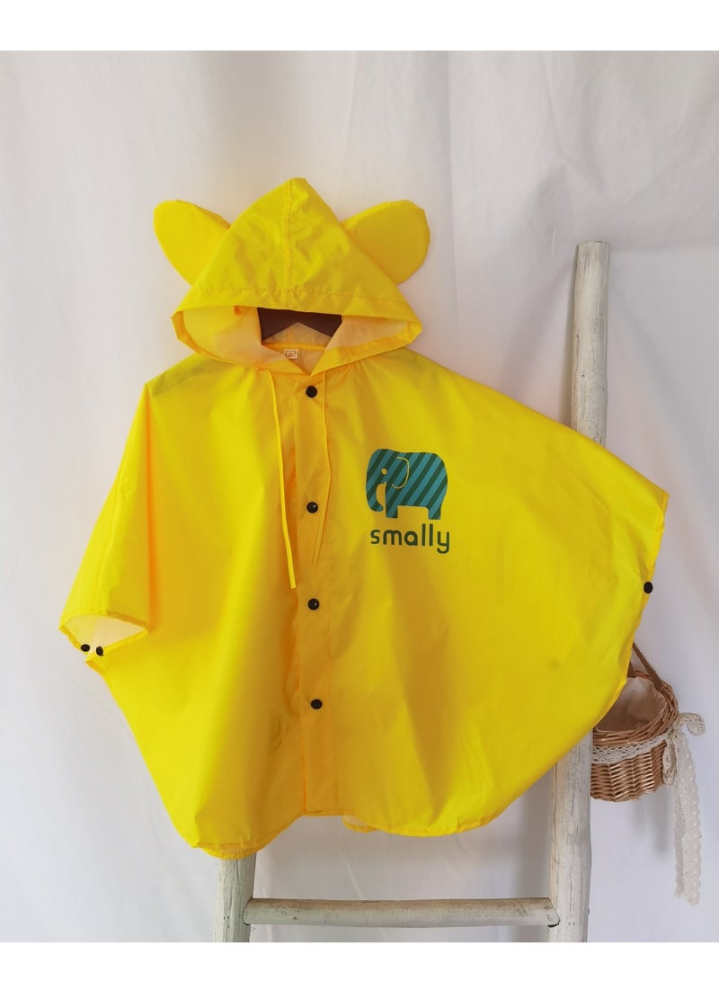 Kids Rain Jacket Lightweight Waterproof Hooded Raincoat Ponchos for Kids Reusable Girls Boys Waterproof Rain Ponchos for 6-12 Years Old Camping Rain Coats