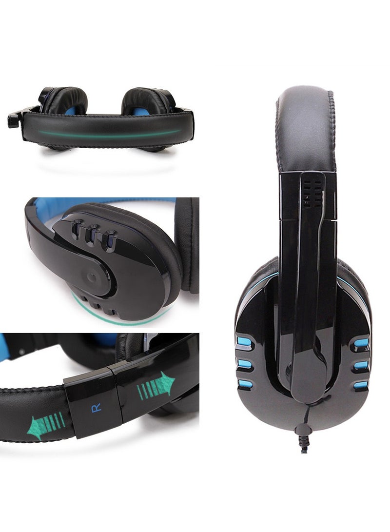 Over-Ear Gaming Wired Headphones With Mic For PS4 /PS5/XOne/XSeries/NSwitch/PC