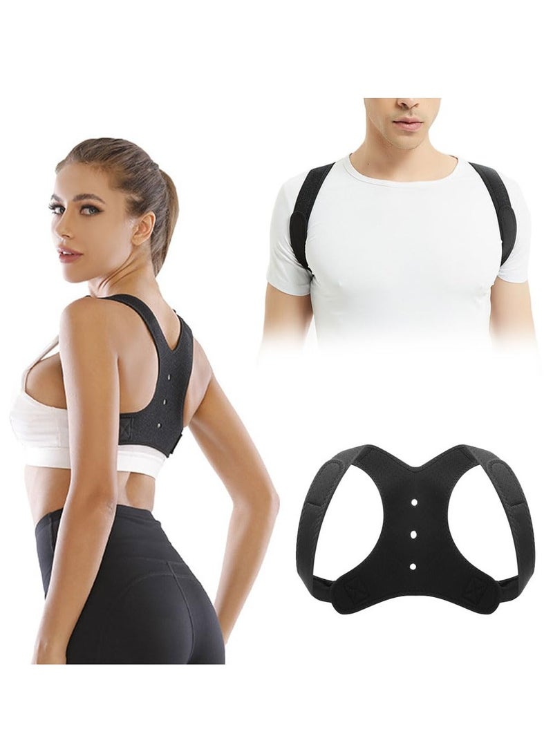 Posture Corrector-Back Brace for Men and Women,Adjustable and Breathable Upper Back Brace for Posture,Back Straightener,Providing Pain Relief from Back, Shoulder - M