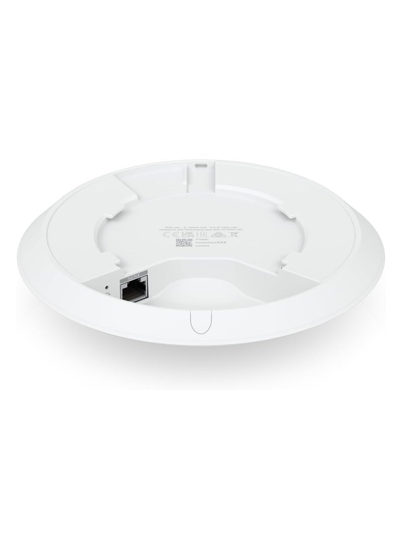 Networks UniFi U6+ Dual-Band Wi-Fi 6 Access Point, Wi-Fi 6 Standard, Up 2402Mbps , WPA3, 300+ clients, Ceiling/Wall Mount Kit, (POE ADAPTER NOT INCLUDED) U6+ White