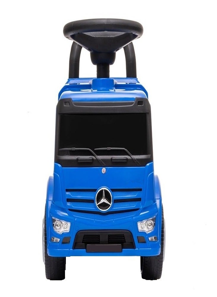 Mercedes Benz Actros Kids Rideon Push Car -Blue